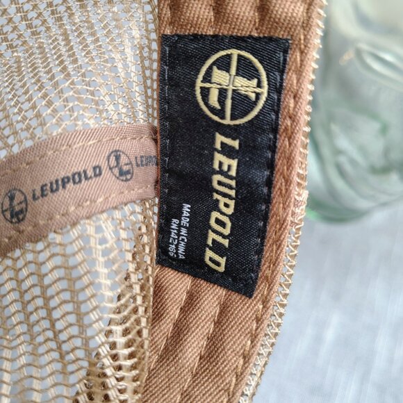 Leupold Optics Trucker Hat Cap Snap Back Tree Bark Camo Mesh Hunting Work Men's - Picture 11 of 12